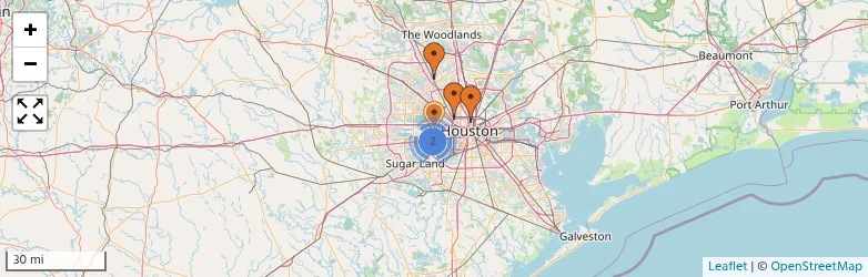 Related schools map