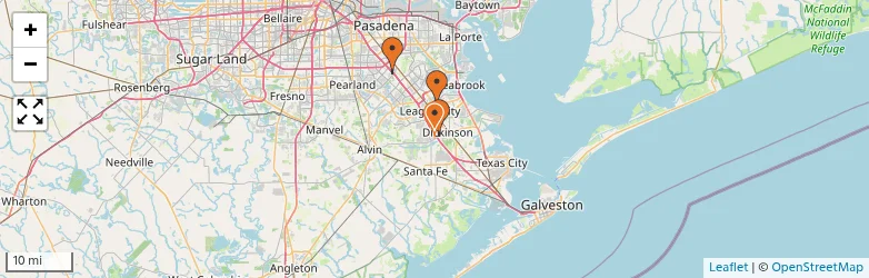 Related schools map
