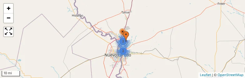 Related schools map