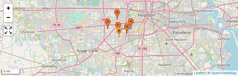 Related schools map