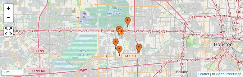Related schools map
