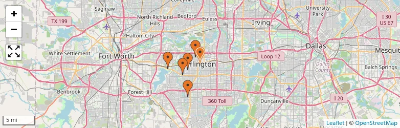 Related schools map