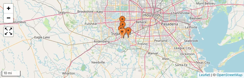 Related schools map