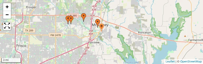 Related schools map