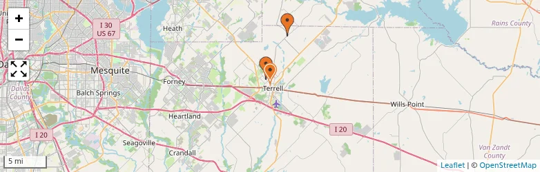 Related schools map