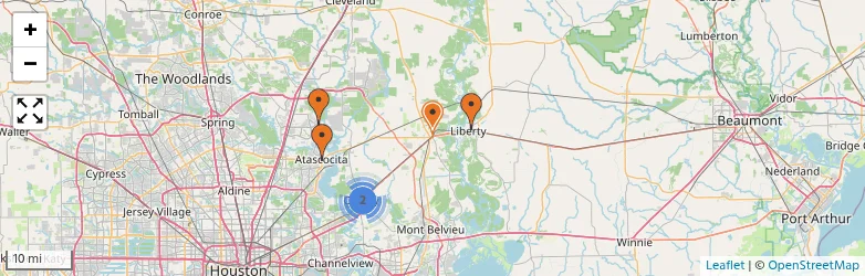 Related schools map
