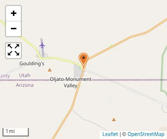 Map of Monument Valley Sda Mission School