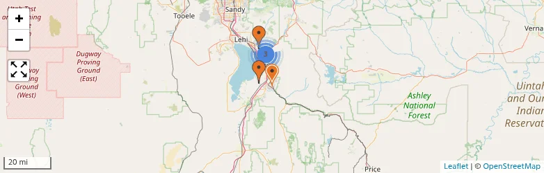 Related schools map
