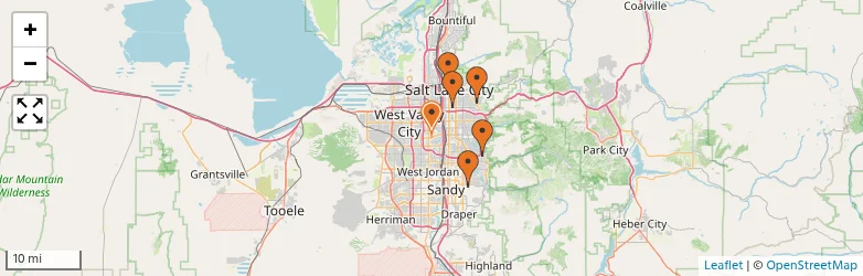 Related schools map