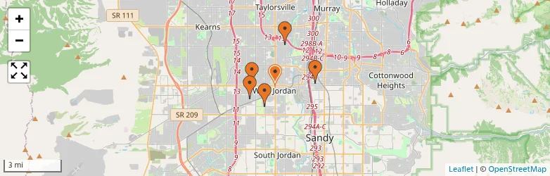 Related schools map