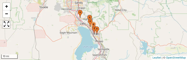 Related schools map