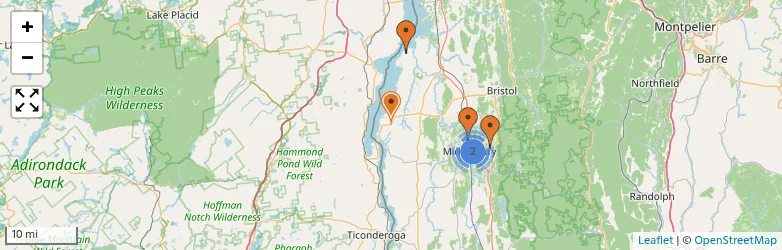 Related schools map