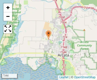 Map of Mad River Montessori