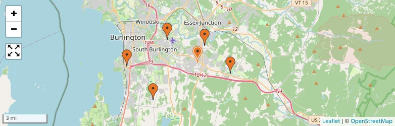 Related schools map