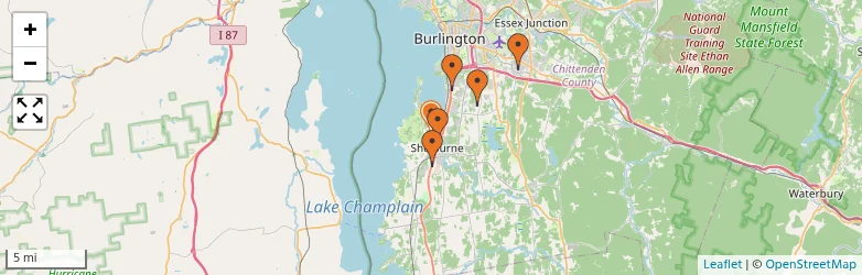 Related schools map