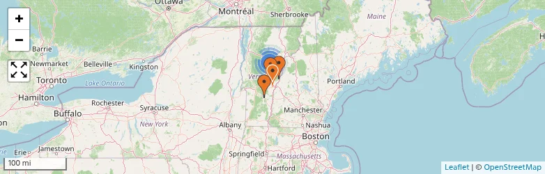 Related schools map