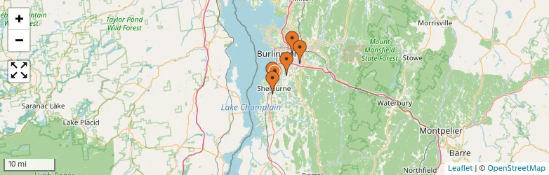 Related schools map