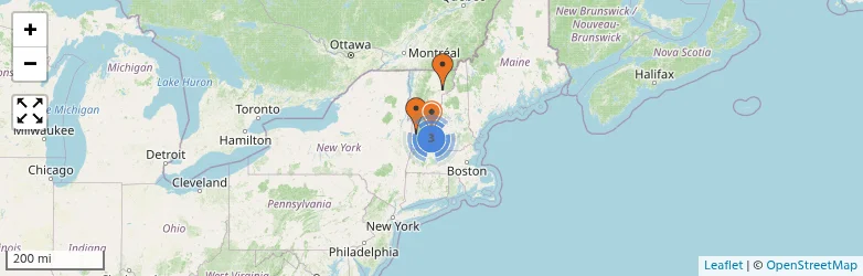 Related schools map
