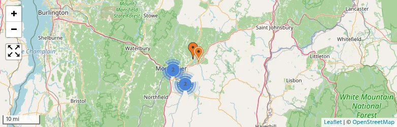 Related schools map