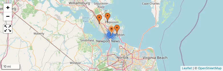 Related schools map