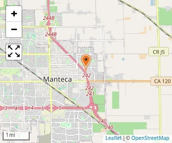 Map of Manteca Christian School
