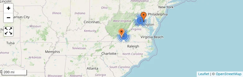 Related schools map