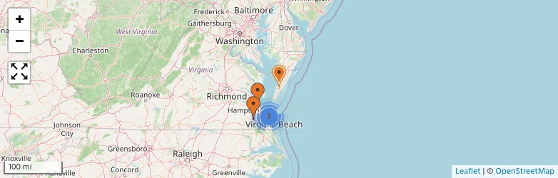 Related schools map