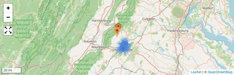 Related schools map