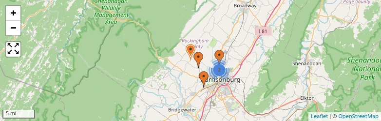 Related schools map