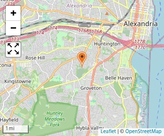 Map of Montessori School Of Alexandria