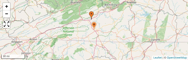 Related schools map