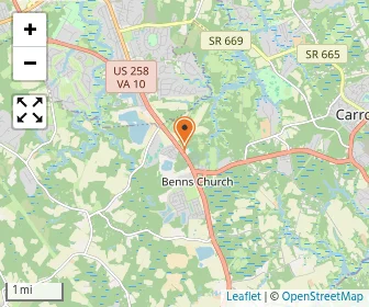 Map of James River Christian Academy