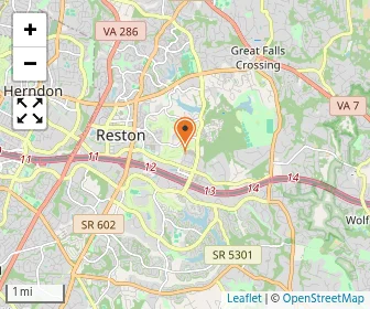 Map of Reston Montessori School