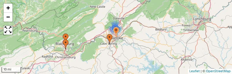 Related schools map