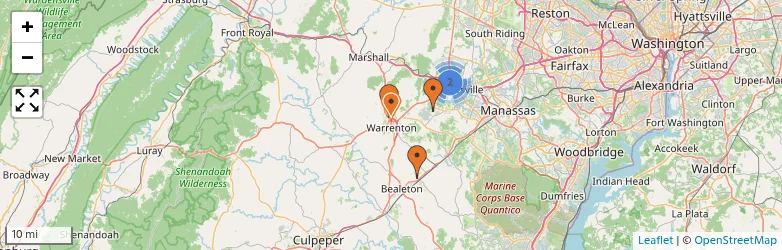 Related schools map