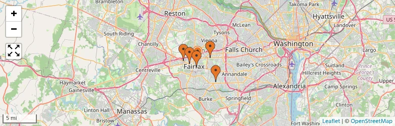 Related schools map