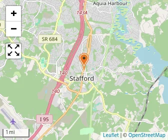 Map of Stafford Baptist Academy