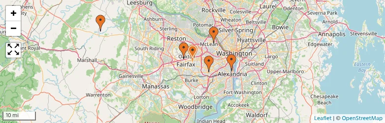 Related schools map