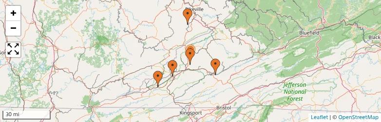 Related schools map