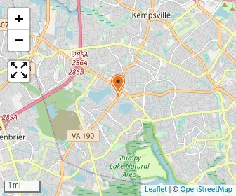 Map of Kempsville Academy Inc t/a Barefoot Kids