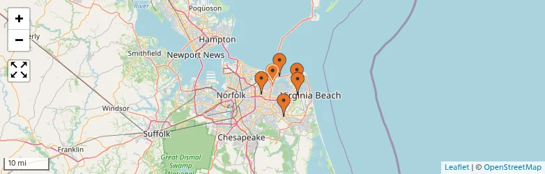 Related schools map