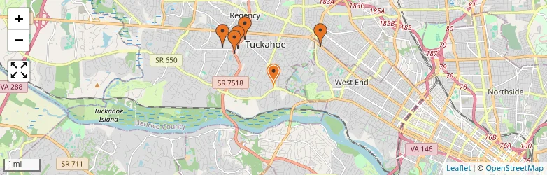 Related schools map