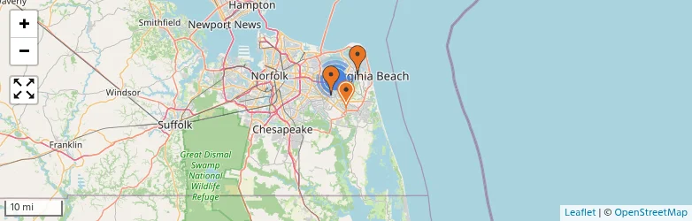 Related schools map