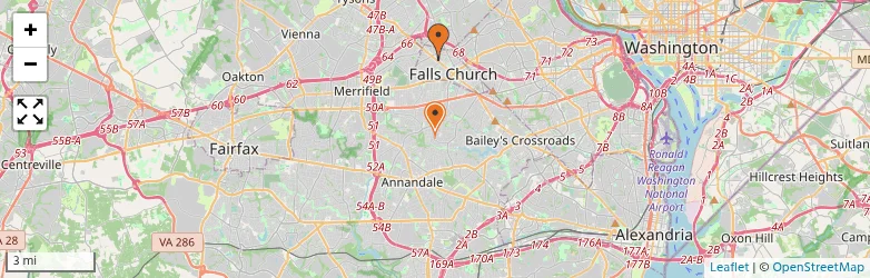 Related schools map