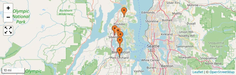 Related schools map
