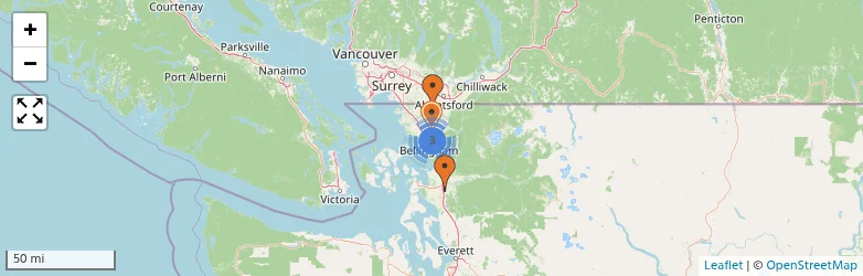 Related schools map