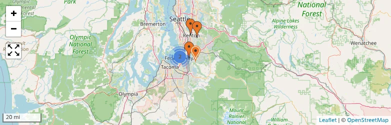 Related schools map