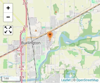 Map of Burlington Little School