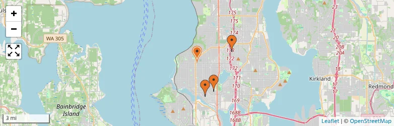 Related schools map