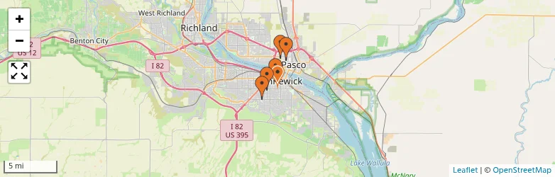 Related schools map